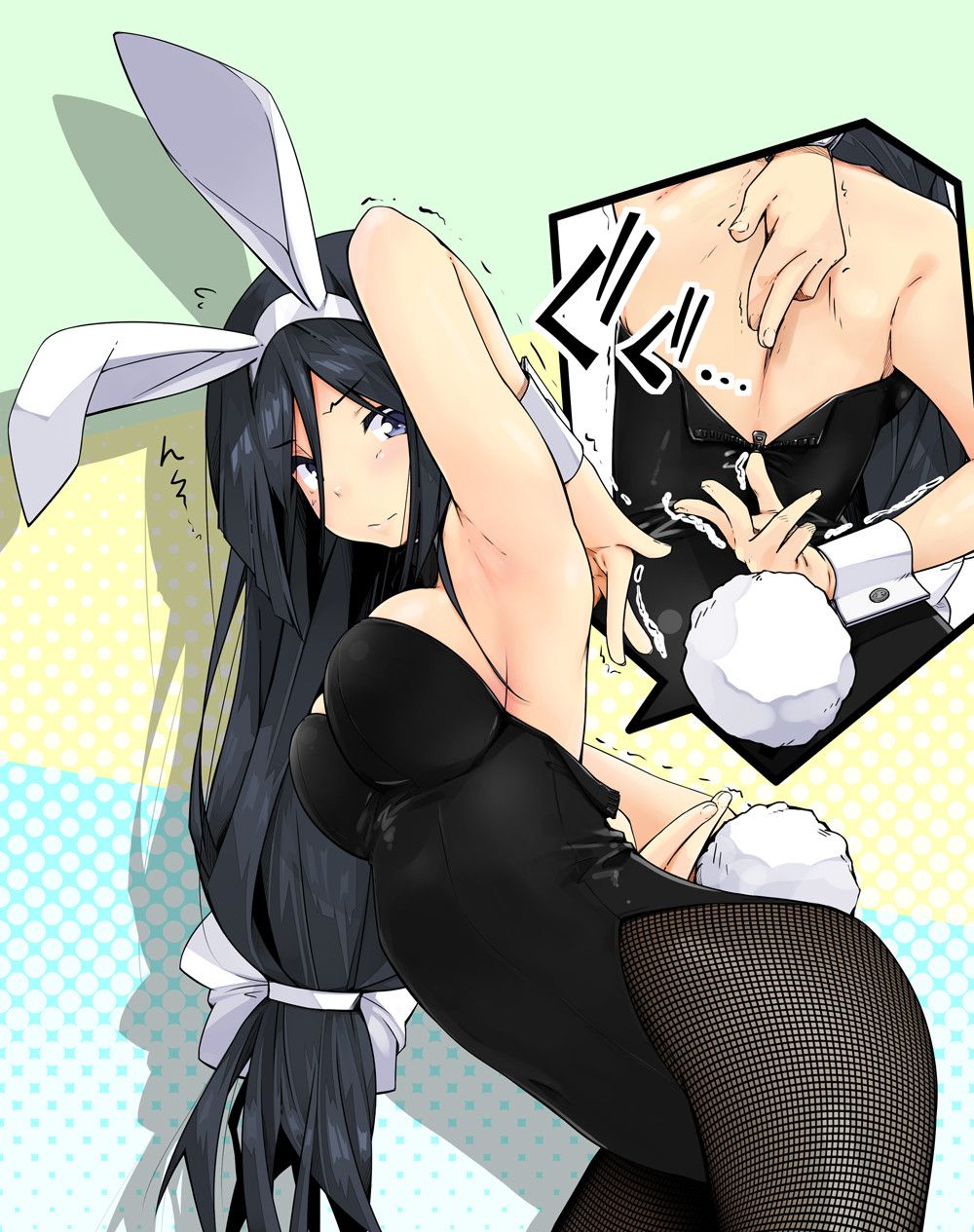 Naughty Bunny-Chan picture collection w part11 [second Bunny images: show immodest whip crotch V line or fishnet tights in a bunnysuit 12