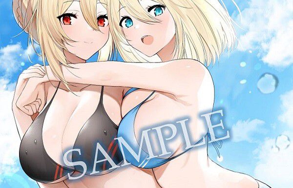 Anime "Otome Ge World is a world tough on mobs" Erotic whiplash swimsuit illustration with BD store bonus 1