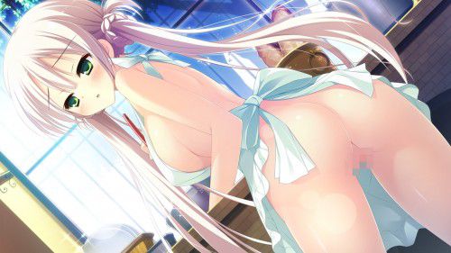 【Secondary erotic】 The secondary dosukebe image of a girl who wants to her body naked and in an apron is here 31