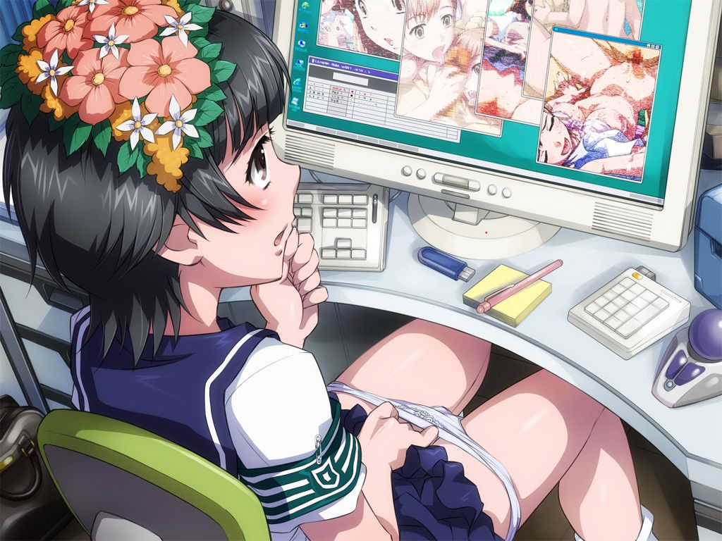 [Kids] Use Internet on PC silly looking girls secondary onanì... 25