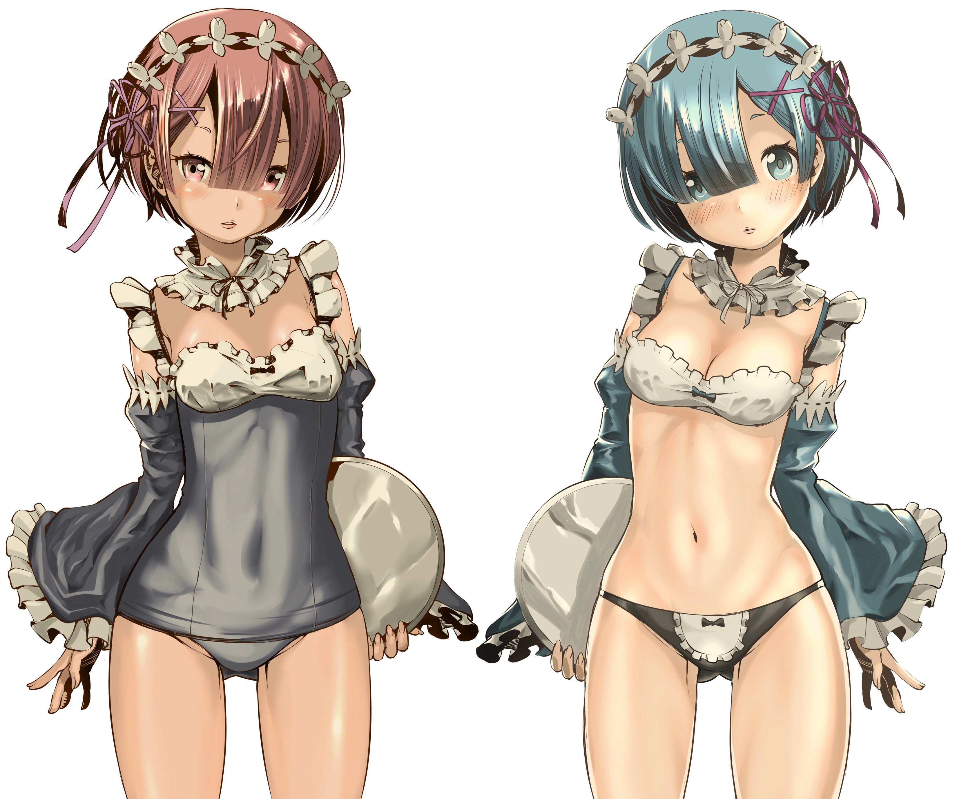 [Rezero] REM Rin lamb Rin, cute Twin Sisters five! R M T! [Pictures and wallpapers] (Different world life 20 Re: zero start) 4