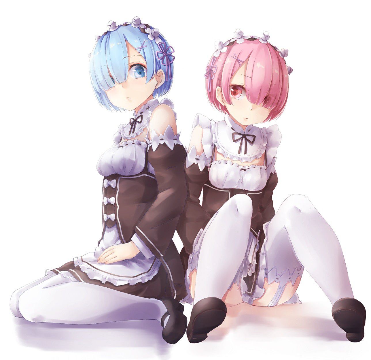[Rezero] REM Rin lamb Rin, cute Twin Sisters five! R M T! [Pictures and wallpapers] (Different world life 20 Re: zero start) 5