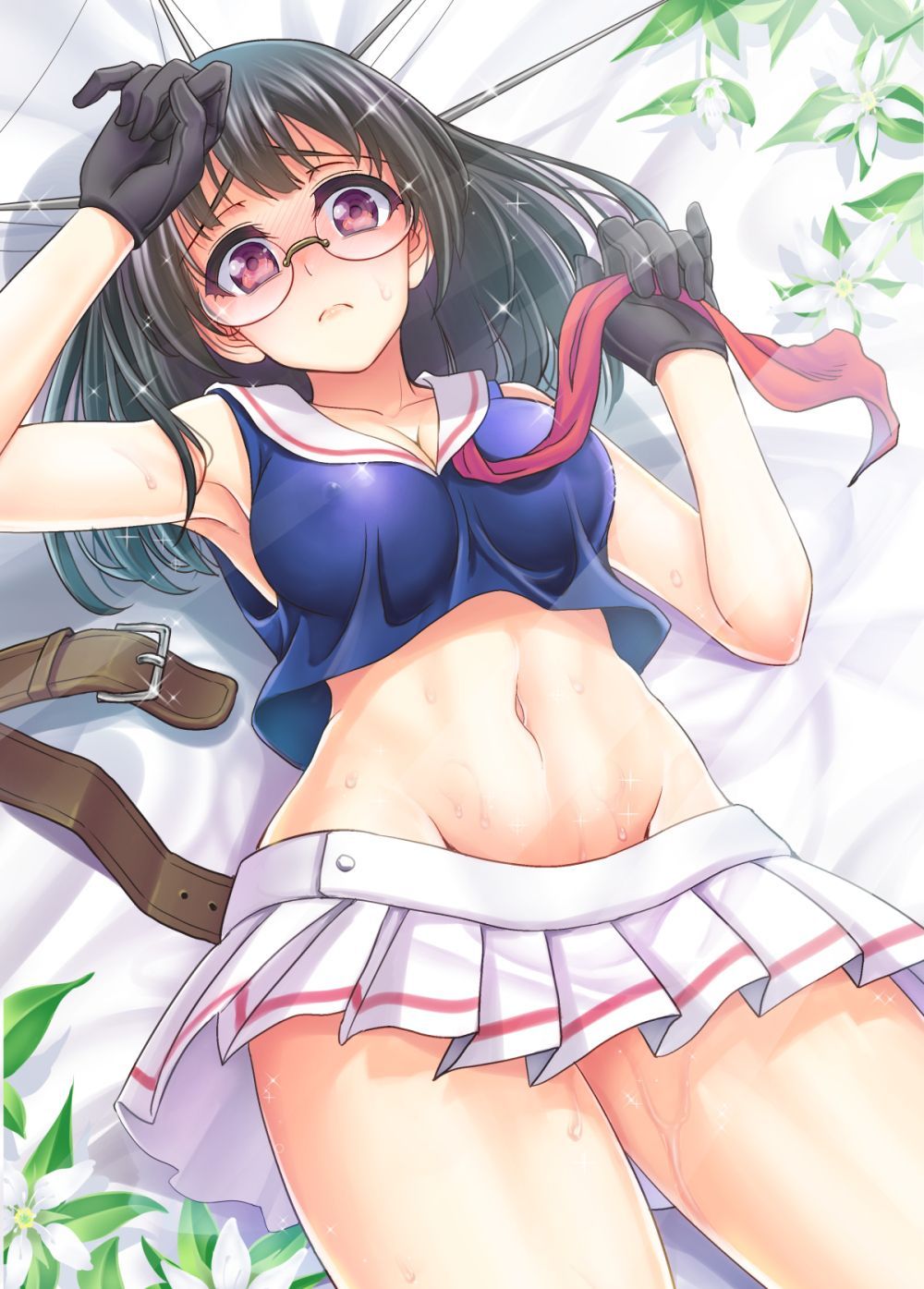 A [second / ZIP] cute glasses girl get picture! 34