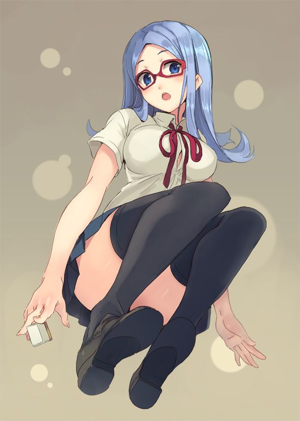 A [second / ZIP] cute glasses girl get picture! 40