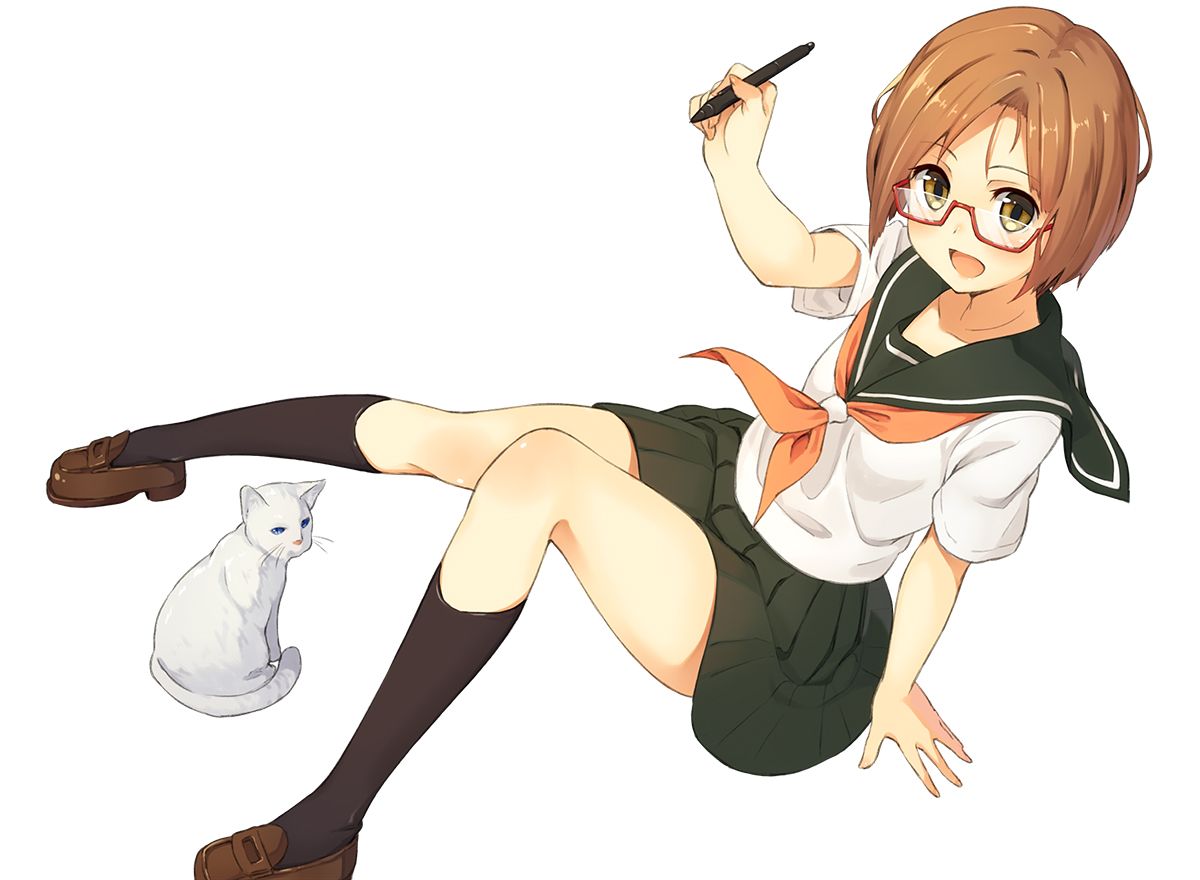 A [second / ZIP] cute glasses girl get picture! 7