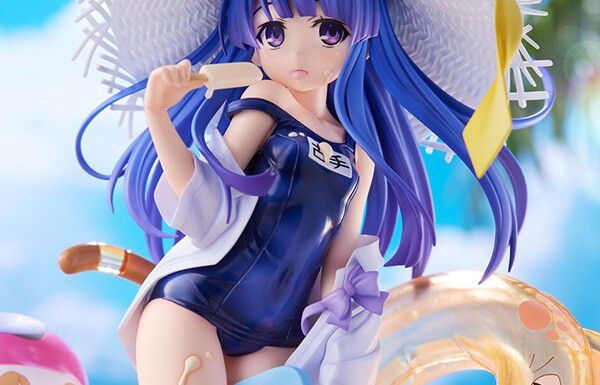 Erotic figure in "Higurashi no Naruto" Kote Erika no Kotehana School Swimsuit Fluttering Obscene Ice Cream 1