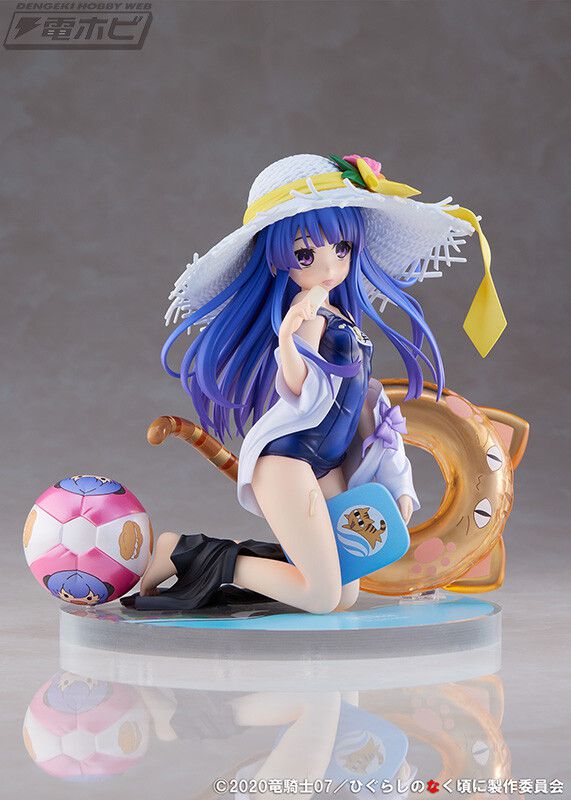 Erotic figure in "Higurashi no Naruto" Kote Erika no Kotehana School Swimsuit Fluttering Obscene Ice Cream 10