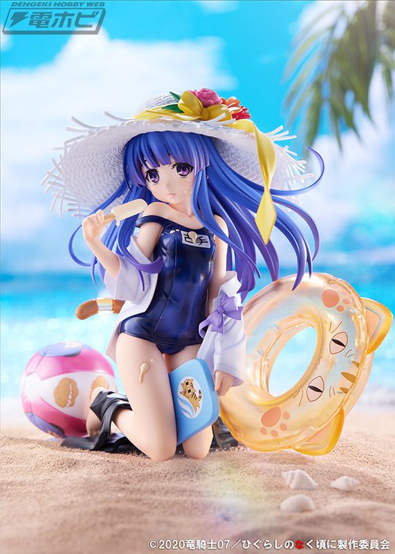 Erotic figure in "Higurashi no Naruto" Kote Erika no Kotehana School Swimsuit Fluttering Obscene Ice Cream 2