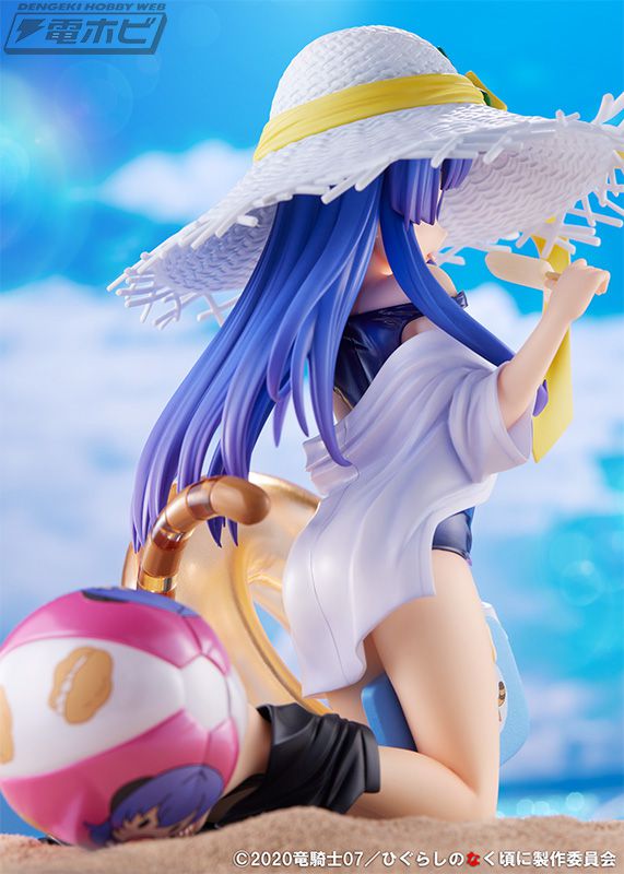 Erotic figure in "Higurashi no Naruto" Kote Erika no Kotehana School Swimsuit Fluttering Obscene Ice Cream 4