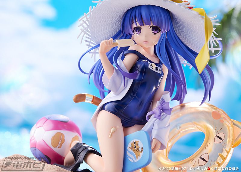 Erotic figure in "Higurashi no Naruto" Kote Erika no Kotehana School Swimsuit Fluttering Obscene Ice Cream 5