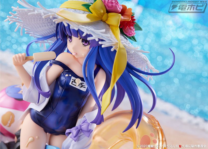 Erotic figure in "Higurashi no Naruto" Kote Erika no Kotehana School Swimsuit Fluttering Obscene Ice Cream 6