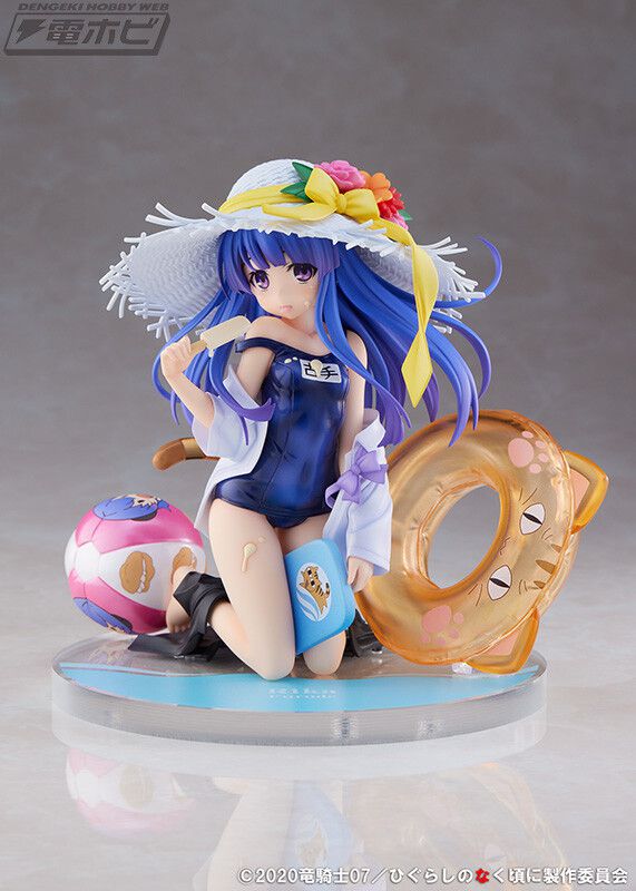 Erotic figure in "Higurashi no Naruto" Kote Erika no Kotehana School Swimsuit Fluttering Obscene Ice Cream 7