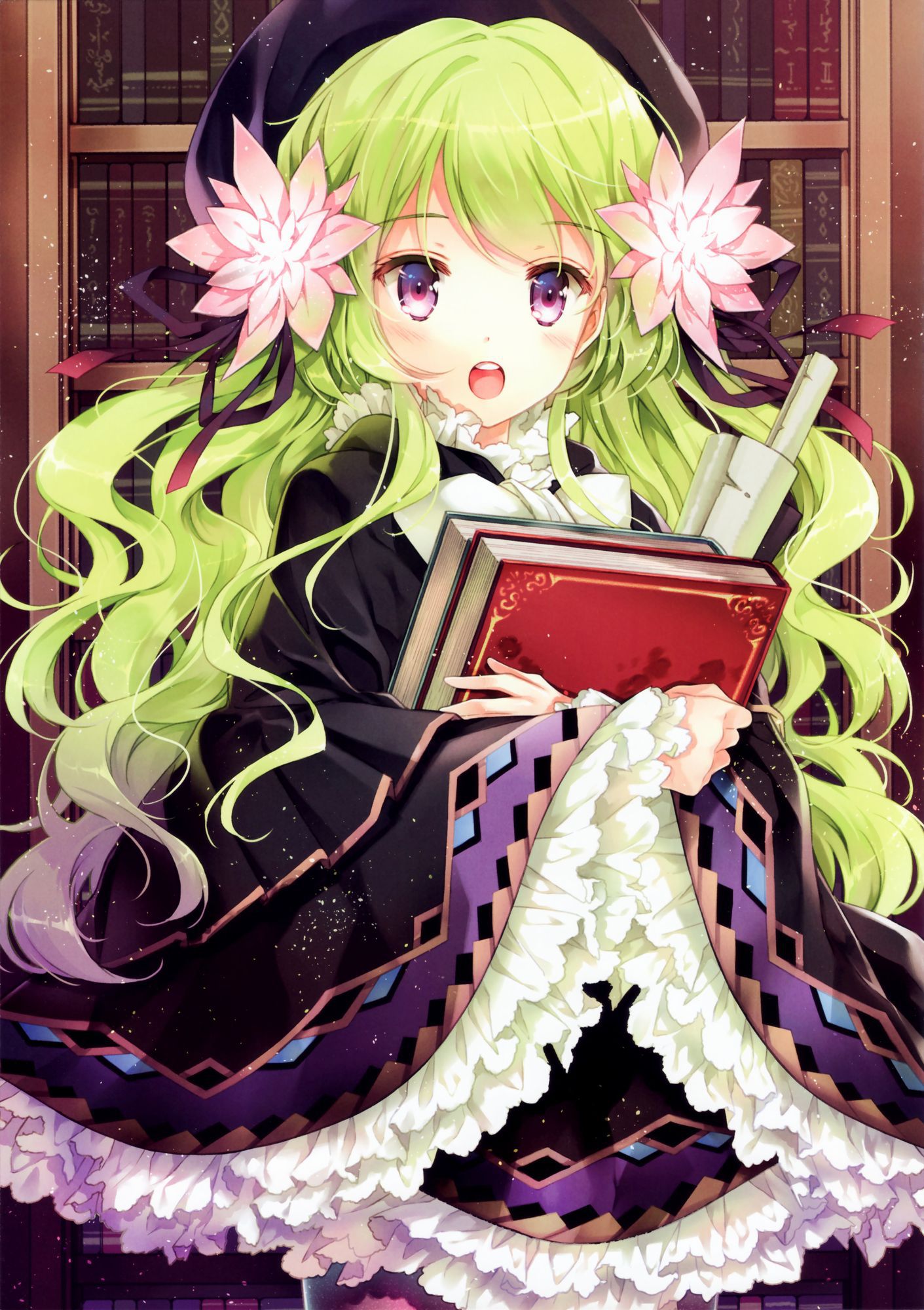 [Secondary, ZIP] Green Day 2: green hair beauty girl pictures 1