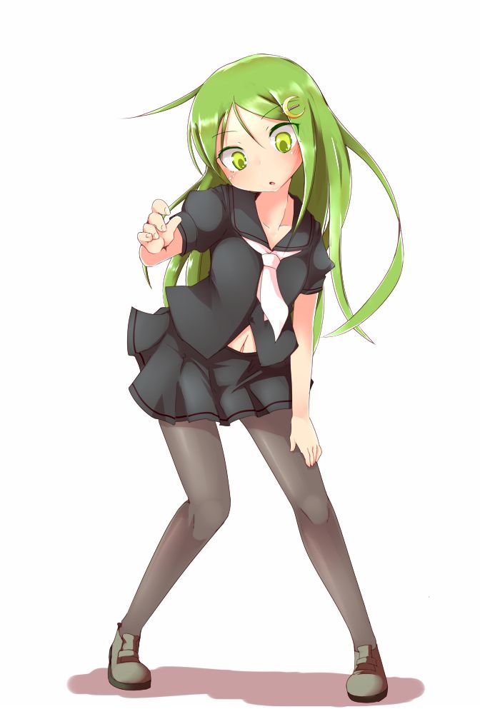 [Secondary, ZIP] Green Day 2: green hair beauty girl pictures 14