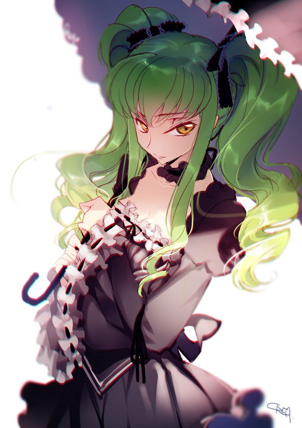 [Secondary, ZIP] Green Day 2: green hair beauty girl pictures 35