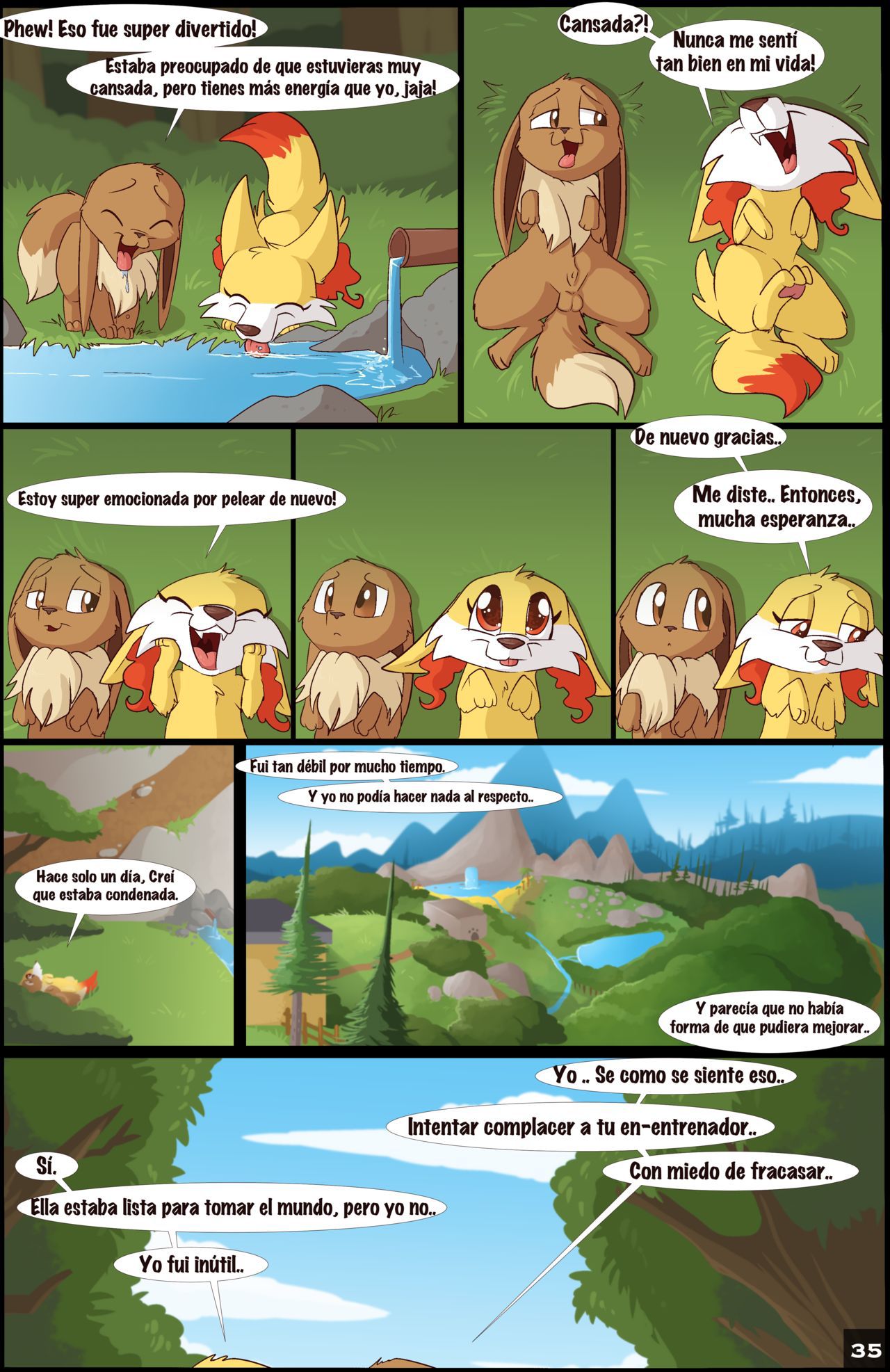 [Fuf] Blazing a Trail (Pokémon) [Spanish] [Ongoing] [Fuf] Blazing a Trail (Pokémon and Pocket-Monster) 36