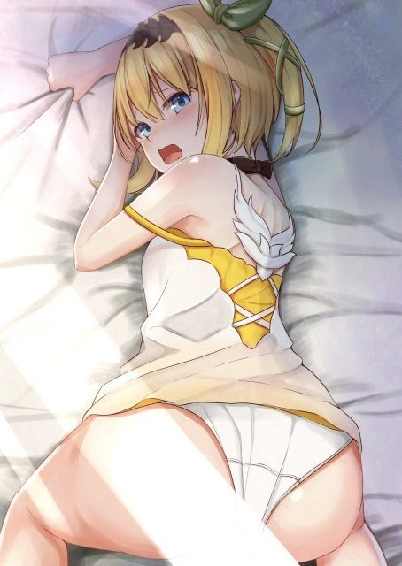 【Secondary Erotic】 Here is an erotic image of a girl doing naughty things while grabbing the sheets as if desperately trying to endure 3