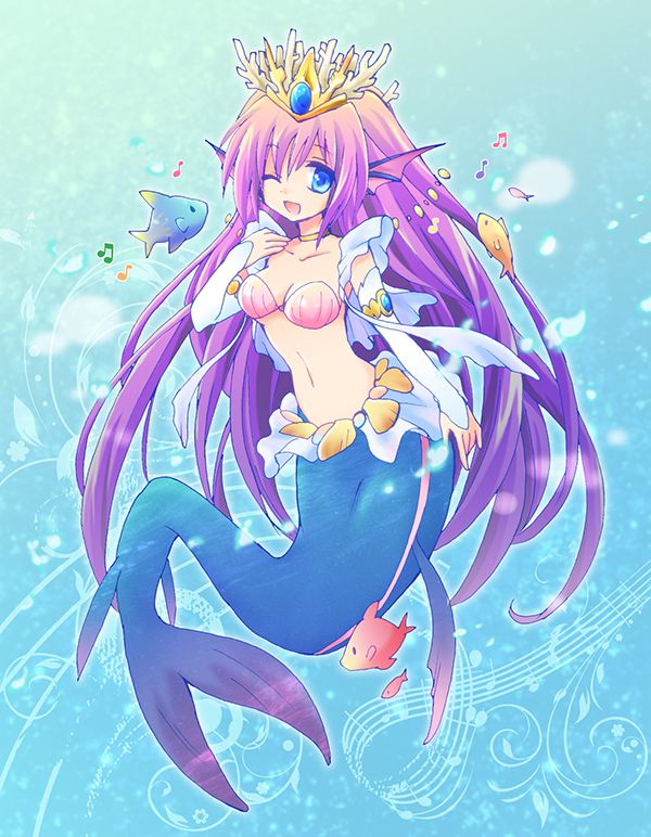 Puzzles & dragons, siren Mermaid Kawai Yello images 19