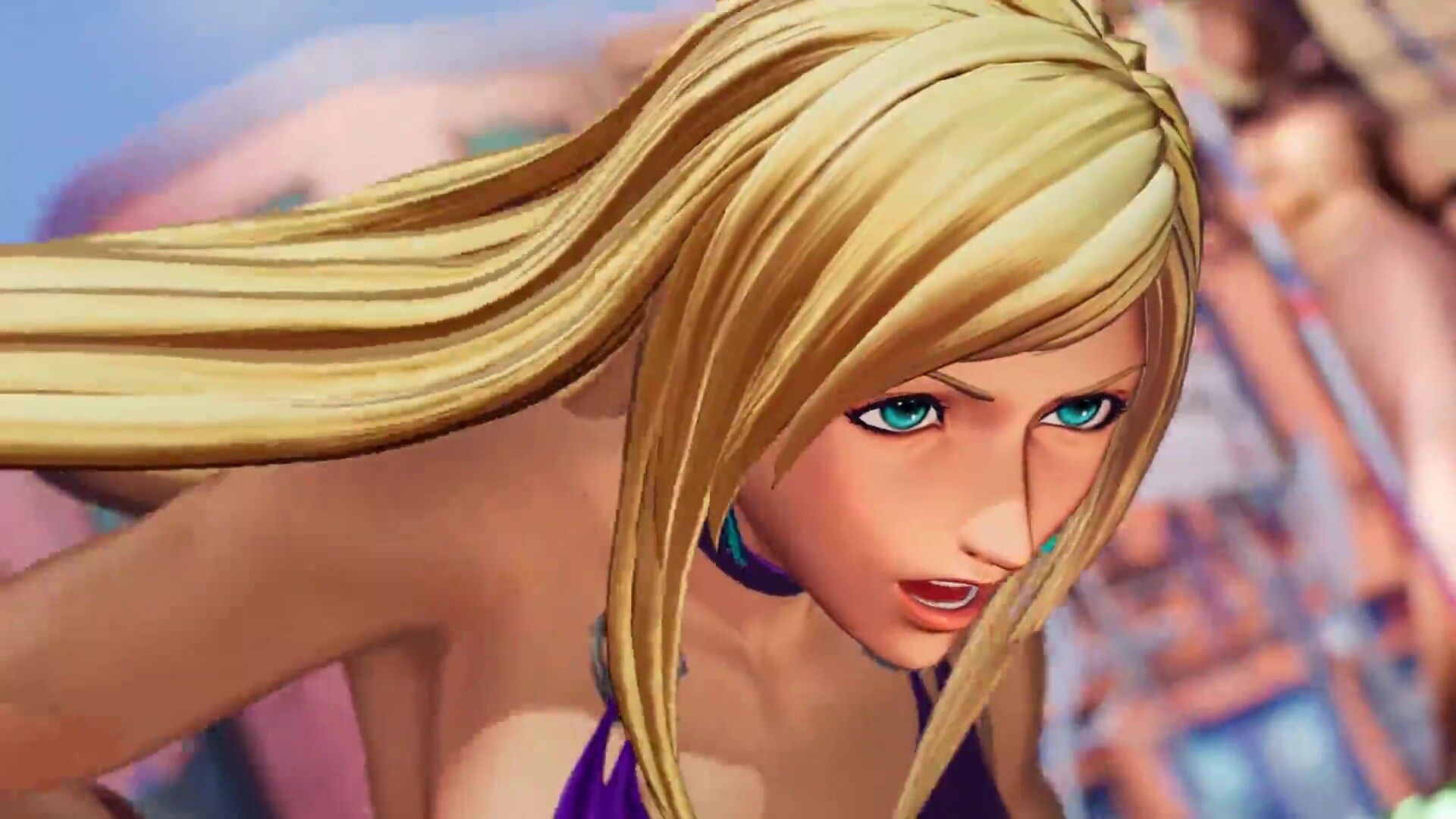 THE KING OF FIGHTERS XV B. Jenny enters the DLC in an erotic dress with and rounded thighs 13