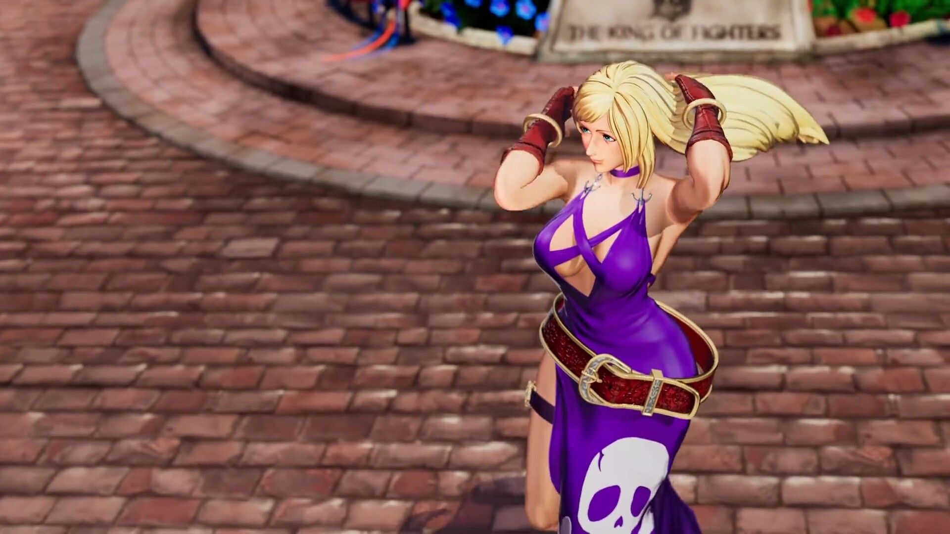 THE KING OF FIGHTERS XV B. Jenny enters the DLC in an erotic dress with and rounded thighs 4