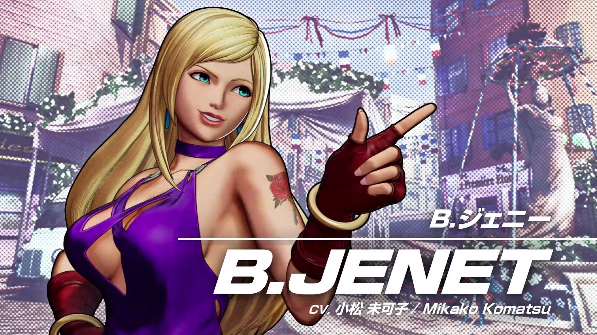 THE KING OF FIGHTERS XV B. Jenny enters the DLC in an erotic dress with and rounded thighs 8