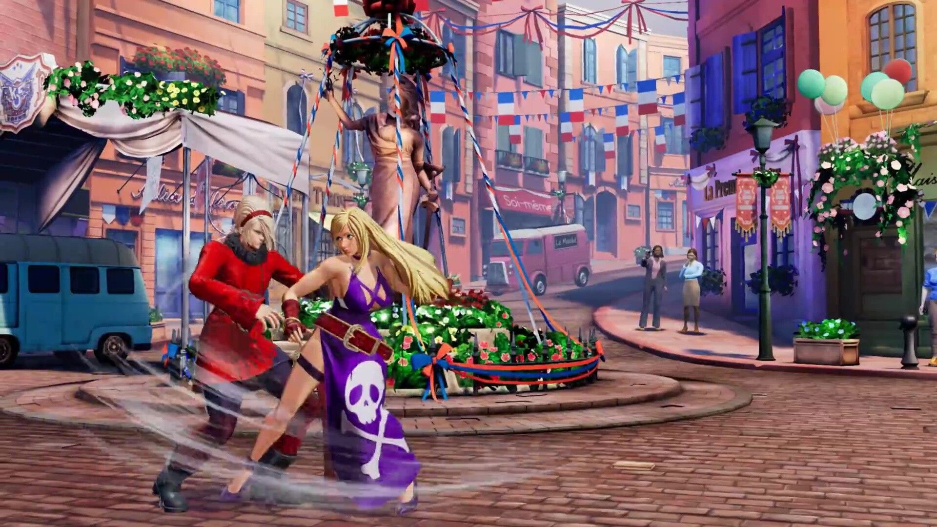 THE KING OF FIGHTERS XV B. Jenny enters the DLC in an erotic dress with and rounded thighs 9