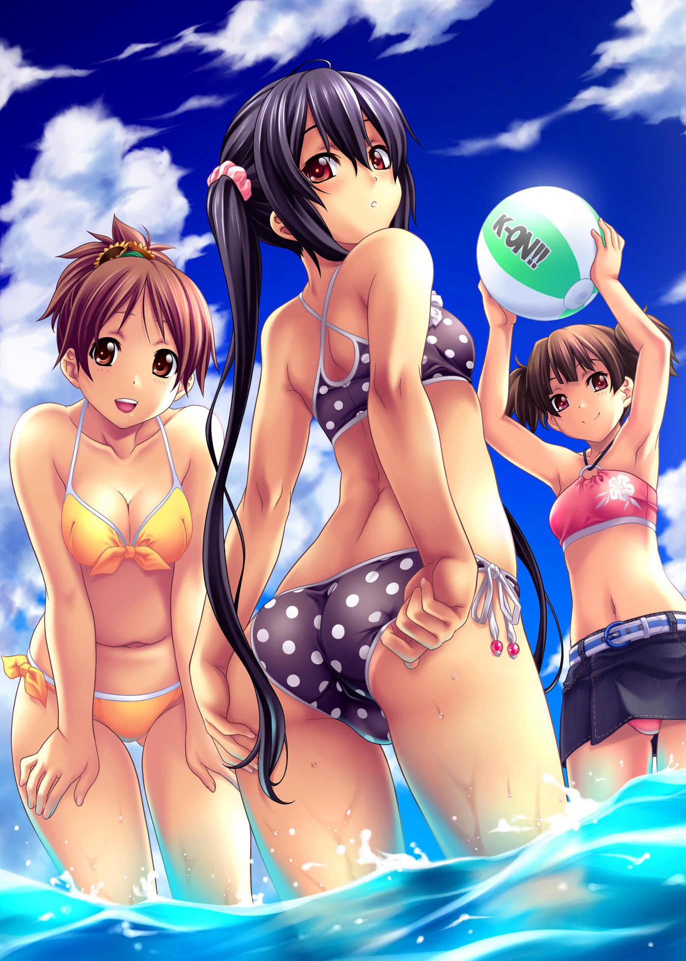 K-on! Large set of characters! In the (nude) part 4. 5