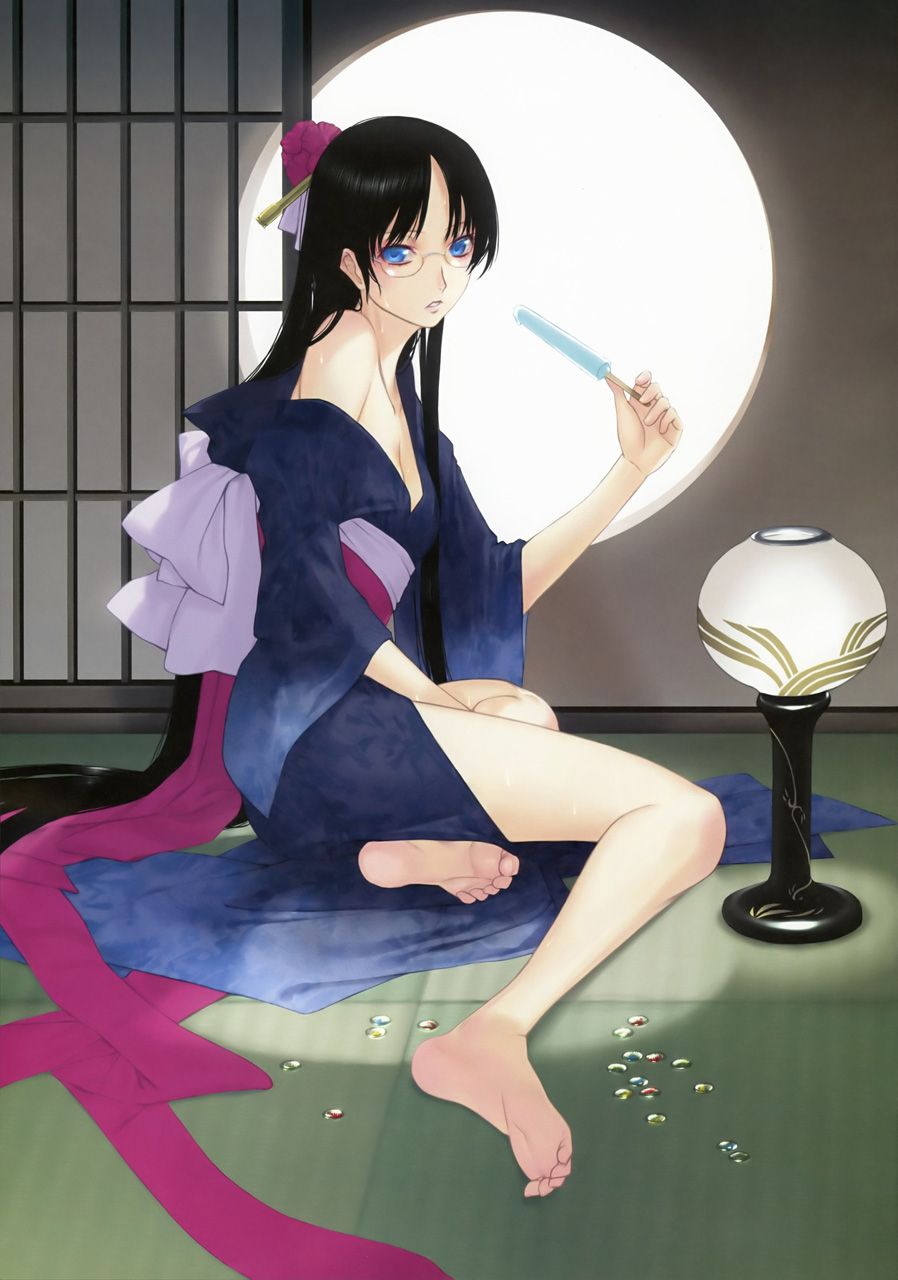 2-d black hair long girl is the cutest in the world! 50 sheets 16
