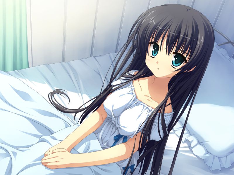 2-d black hair long girl is the cutest in the world! 50 sheets 35