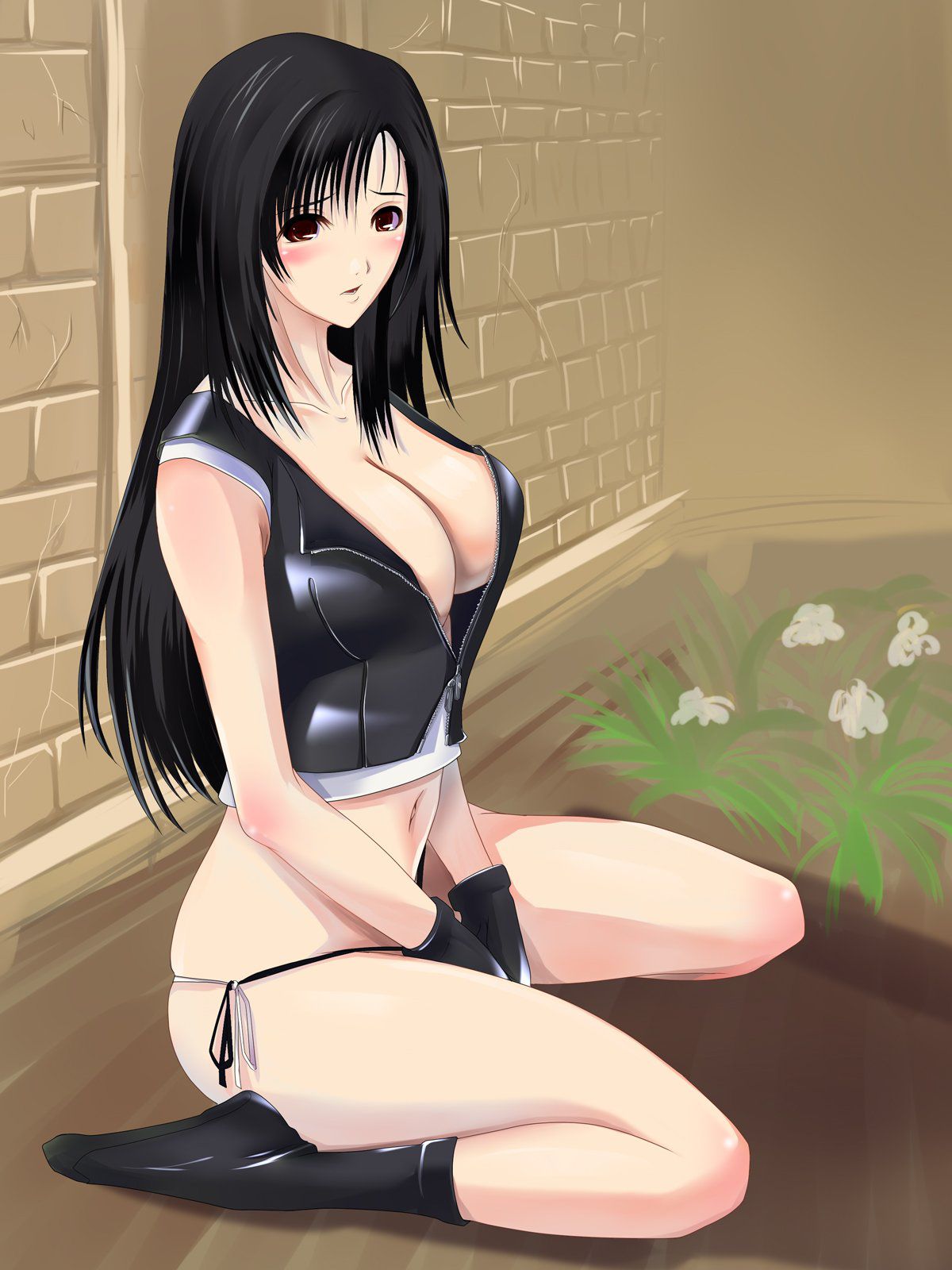 2-d black hair long girl is the cutest in the world! 50 sheets 49
