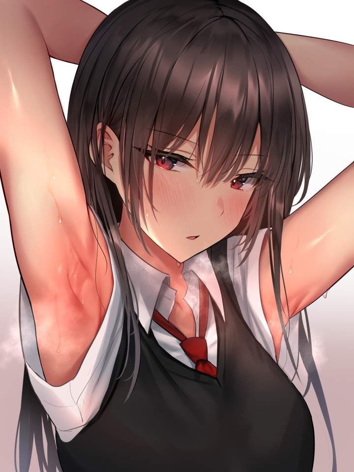 【Summer Fun】Erotic image of sweaty female armpits 1