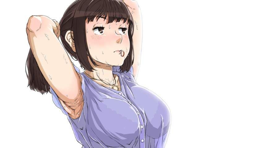【Summer Fun】Erotic image of sweaty female armpits 10