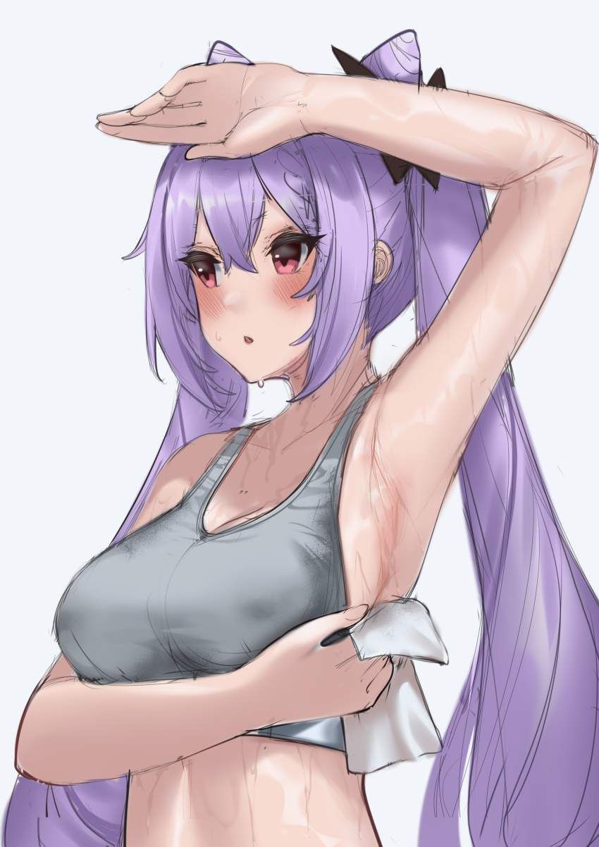 【Summer Fun】Erotic image of sweaty female armpits 11