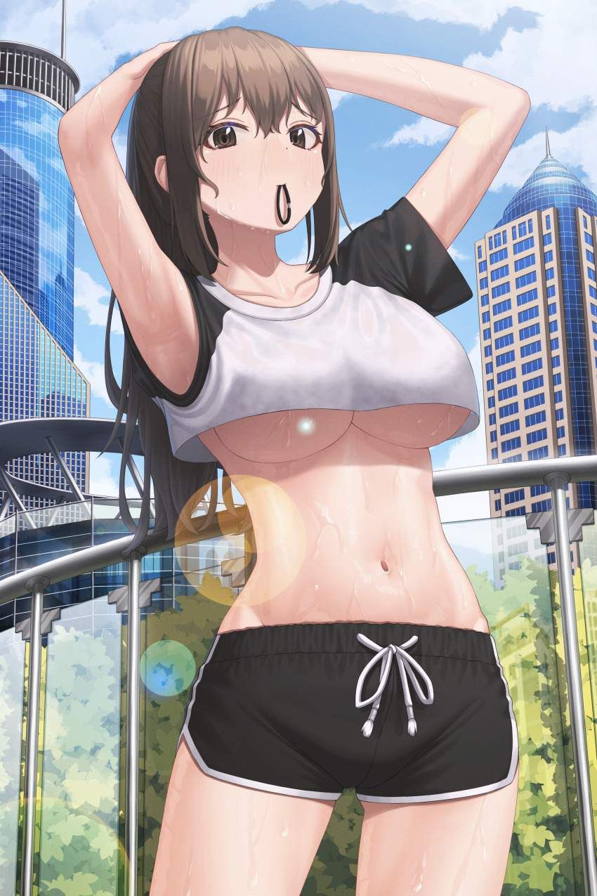 【Summer Fun】Erotic image of sweaty female armpits 13