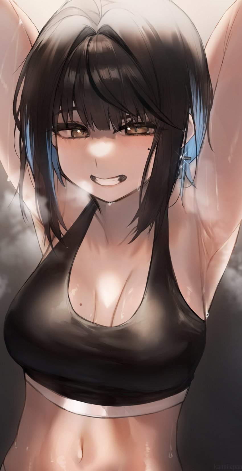 【Summer Fun】Erotic image of sweaty female armpits 18