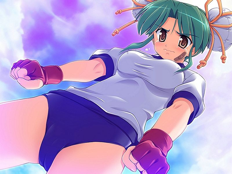 Bulma teaser dress secondary image part24 blue bloomers lay, spread legs 17