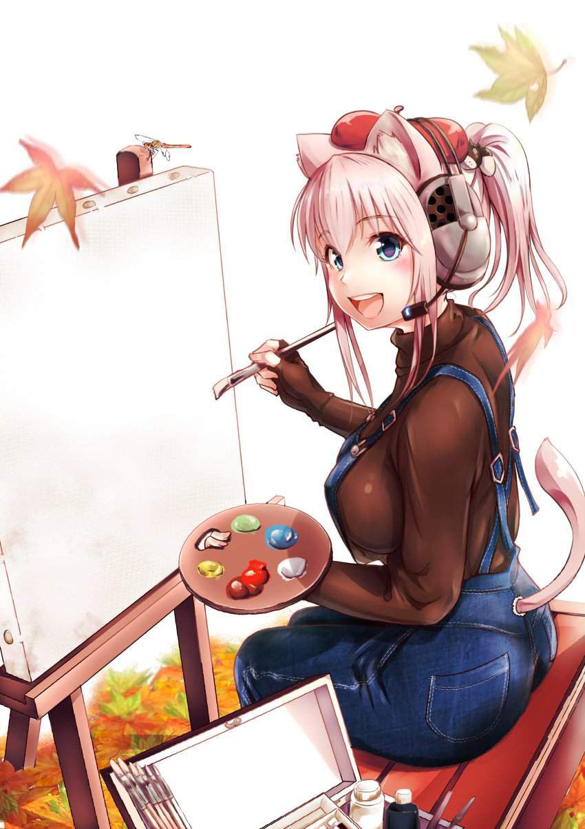 【Autumn of Art】Secondary erotic images of girls facing the canvas 37