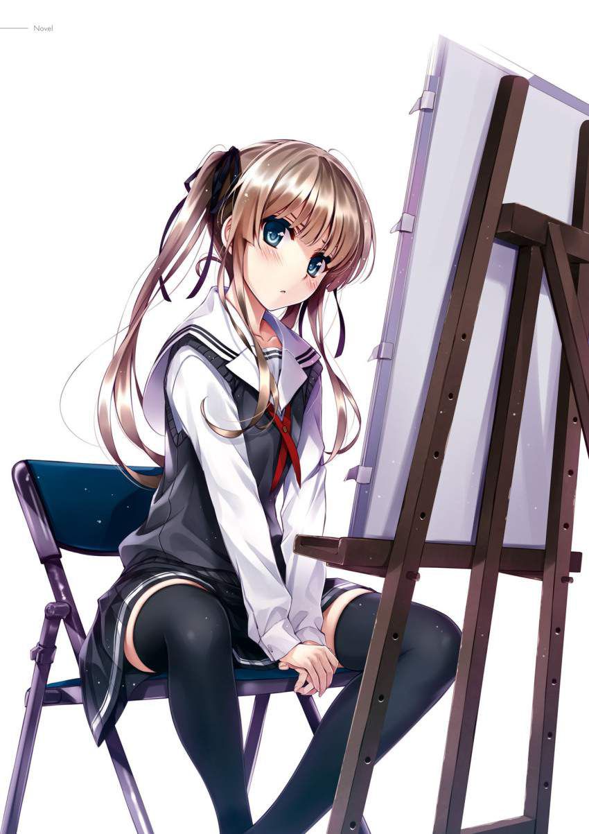 【Autumn of Art】Secondary erotic images of girls facing the canvas 9