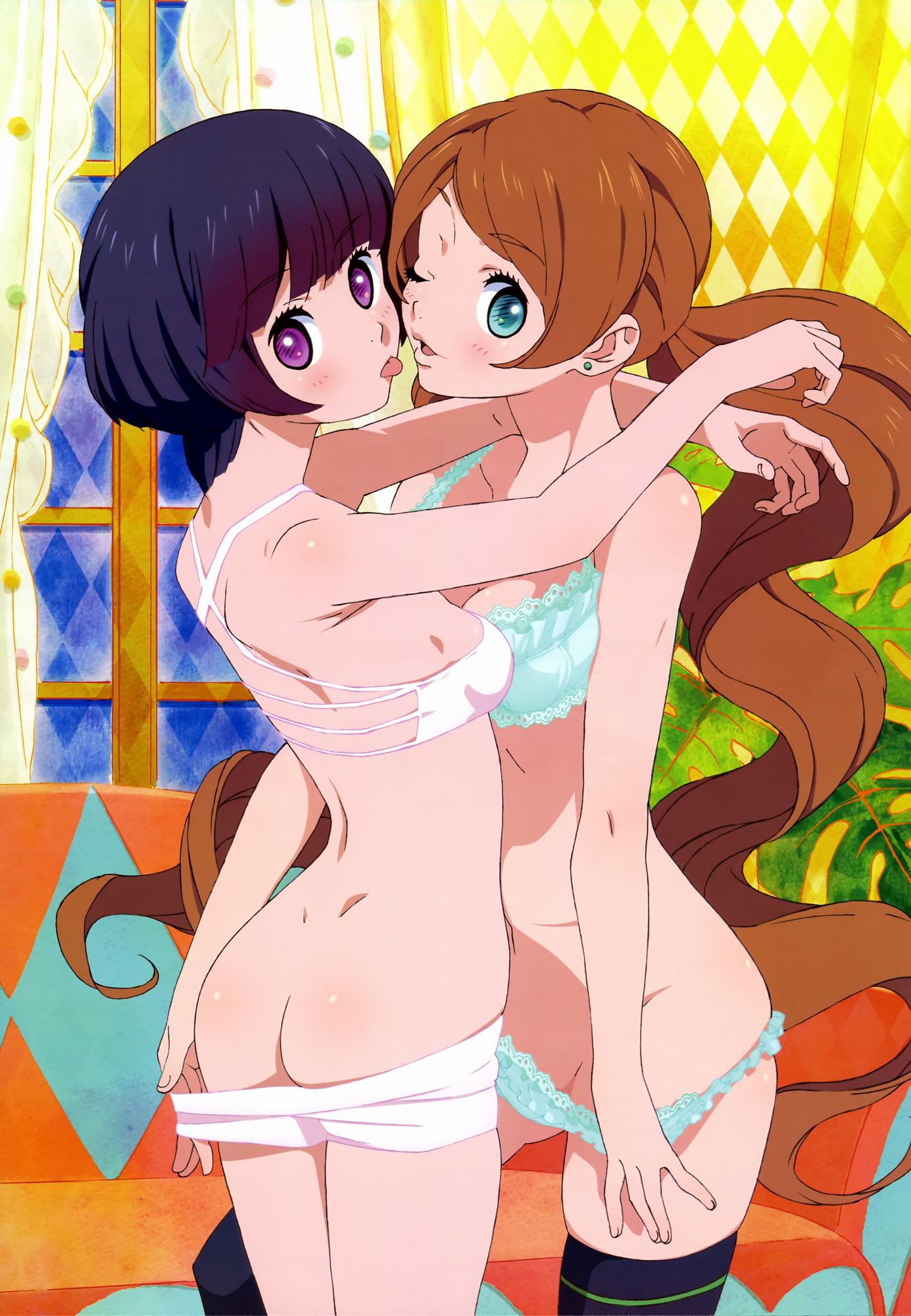 Too erotic bath or swim, anime pin-up images vol.13 3