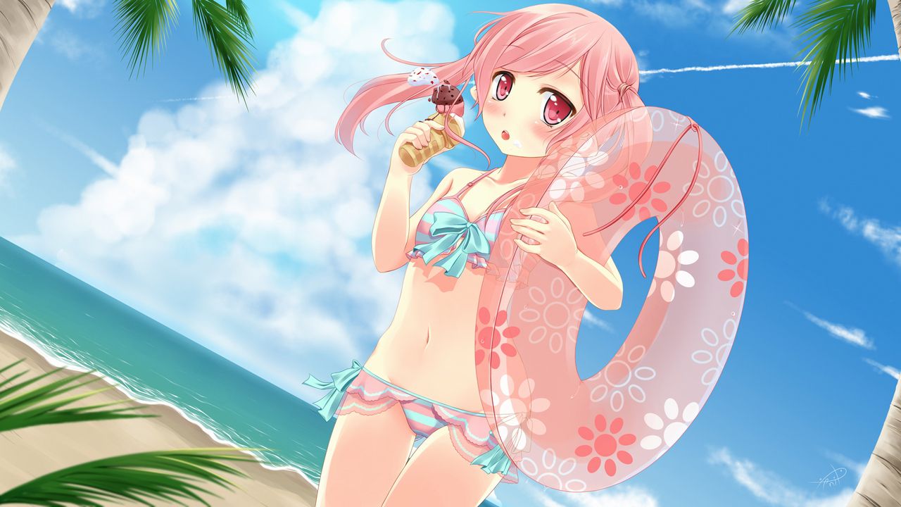 Refreshes the skin component for girl bikini pictures. Vol.7 3