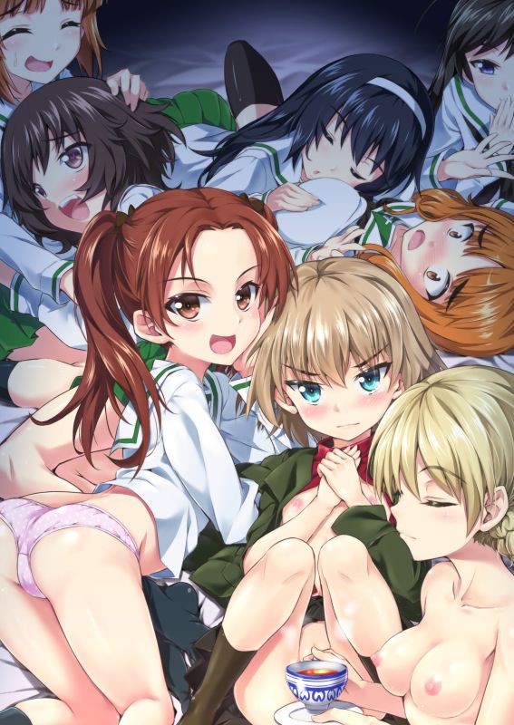 Drew the erotic images of cute angler, girls_und_panzer. Vol.3 1