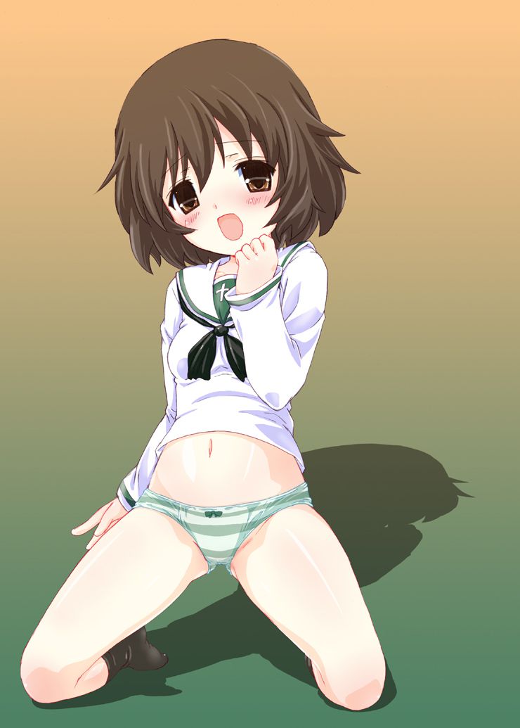 Drew the erotic images of cute angler, girls_und_panzer. Vol.3 22