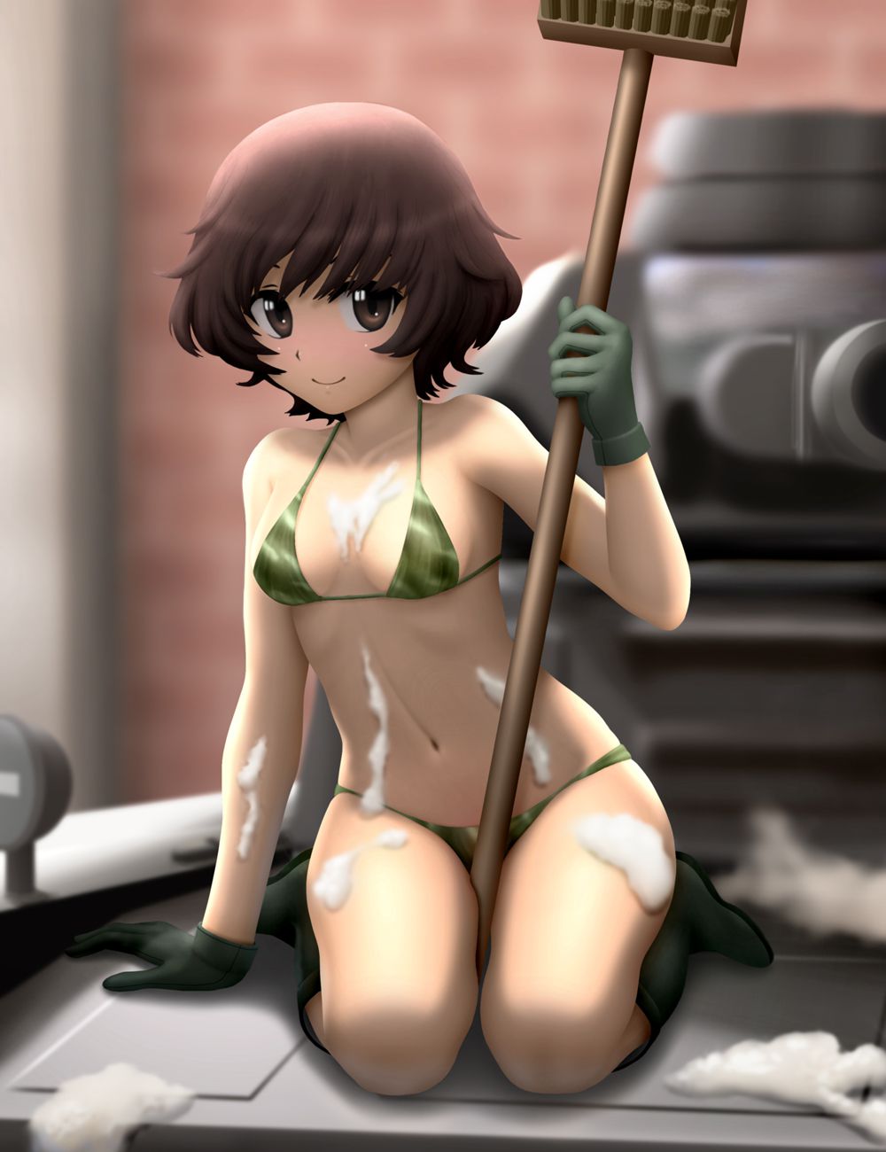 Drew the erotic images of cute angler, girls_und_panzer. Vol.3 27