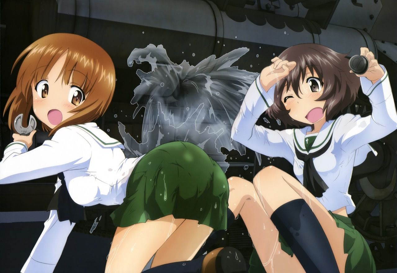 Drew the erotic images of cute angler, girls_und_panzer. Vol.3 3