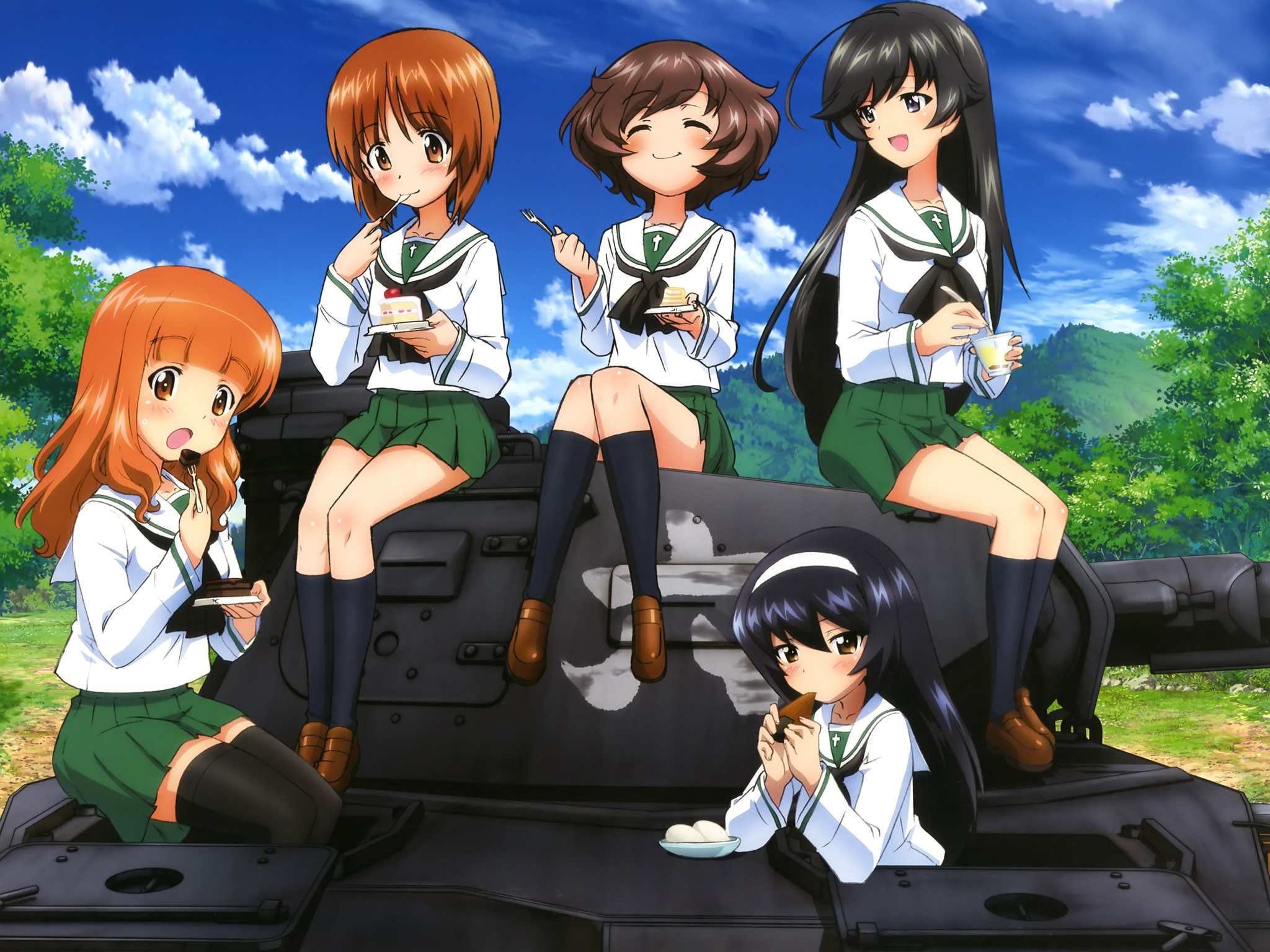 Drew the erotic images of cute angler, girls_und_panzer. Vol.3 9