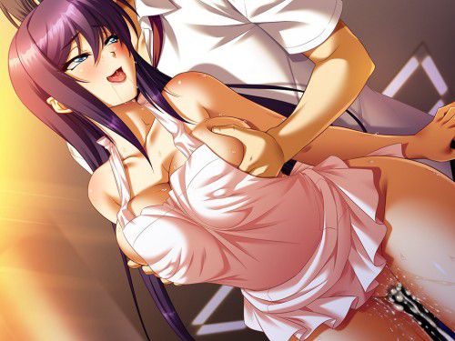 A two-dimensional erotic image of a girl with a boob rubbing and excited and a cheeky expression is too cute 14
