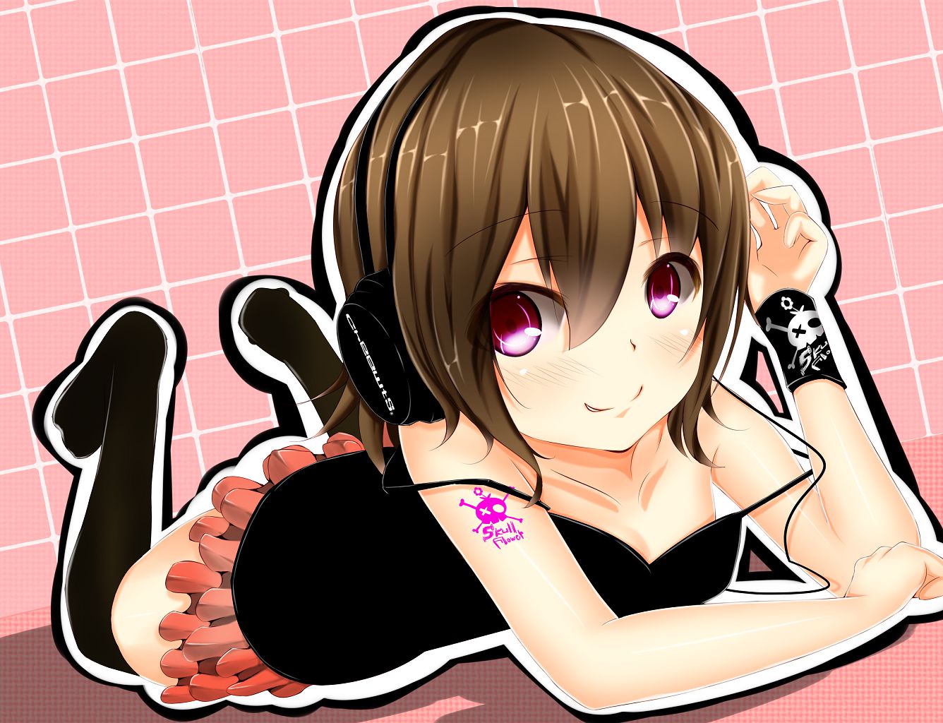 Want to be healed in the headphone girl picture vol.3 28