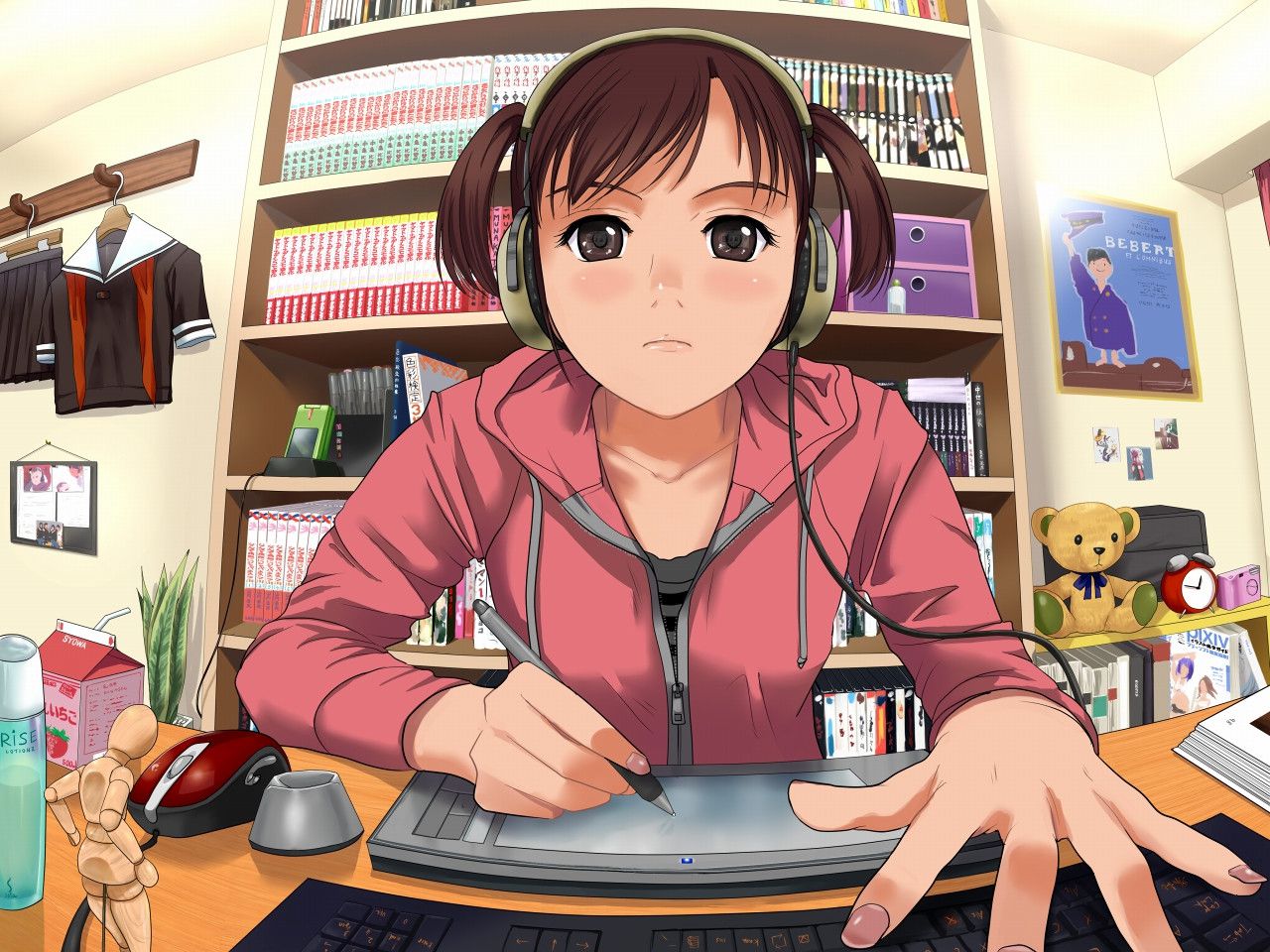 Want to be healed in the headphone girl picture vol.3 40