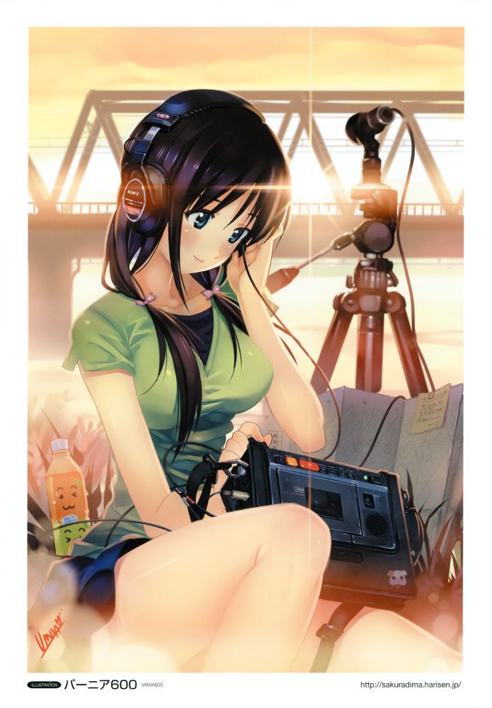 Want to be healed in the headphone girl picture vol.3 7