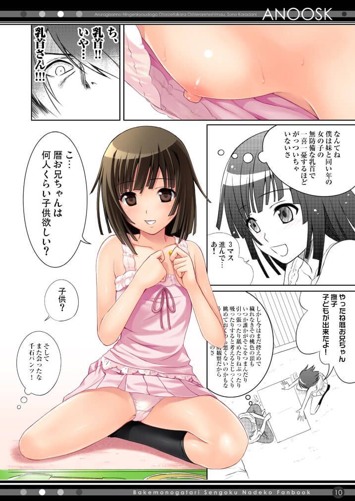 I play a trick to bakemonogatari Sengoku nadeko secondary erotic pictures! 2